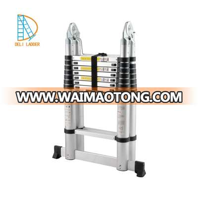 aluminIum double telescopic ladder agility ladder