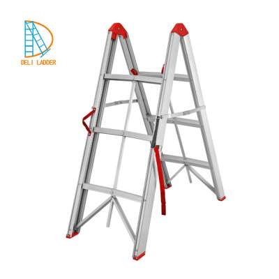 foldable step ladder small household aluminum telescopic step ladder