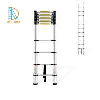 3.2m ladder aluminum telescopic ladder, metal ladder, folding bamboo step ladder