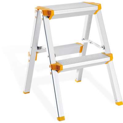 aluminium home ladder with handrail