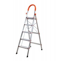 aluminium home ladder with handrail