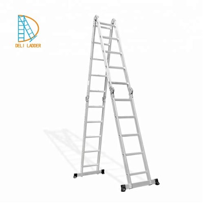 Aluminum Platform Foldable Ladder 4*2 steps